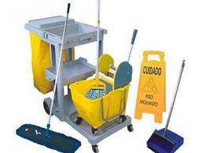 Venda de equipamento de limpeza profissional